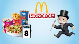 Playing McDonalds Monopoly  Part 7 2023 [upl. by Adnirual]