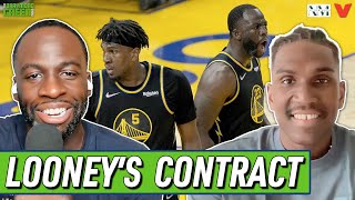 Kevon Looney discusses Golden State Warriors future next NBA contract  Draymond Green Show [upl. by Faro244]