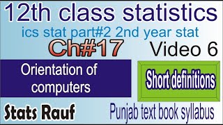 stat part2 ch17 definitions video 6secondary and primary storageinput output devicessoftwareapp [upl. by Holman158]