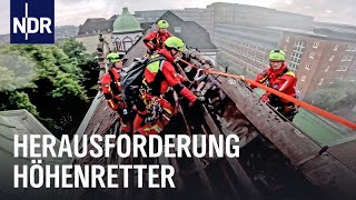 Spezialeinsatzgruppe Höhenrettung der Hamburger Feuerwehr  Die Nordreportage  NDR Doku [upl. by Gonagle]