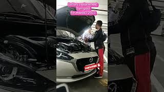 battery replacement for Mazda2 2022 model battery size 1sm Motolite gold thanks for trusting madam🙏 [upl. by Eiramnerual]