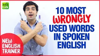 10 WRONGLY Used Words amp Expressions In English 😱  Common Grammar Mistakes Made in English Speaking [upl. by Lebasy]