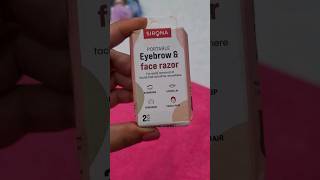 Sirona Portable Eyebrow amp Face razor review in HindiFace razor kaise use karte hainShorts [upl. by Glennie792]