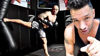 Joe Rogans Spinning Back Kick Tutorial [upl. by Etteroma]