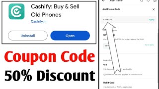 Cashify coupon code  cashify new coupon code  cashify coupons  cashify discount code [upl. by Judus]