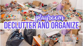 EXTREME DECLUTTERING AND ORGANIZING  PLAYROOM DECLUTTER  HOME ORGANIZATION  BECKY MOSS [upl. by Marje]