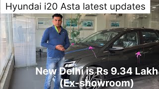 Hyundai i20 Asta latest updates  i20 Asta overview [upl. by Marguerie]