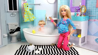 Barbie Baby Doll Tommy Adventures amp Travel Routine [upl. by Beeson]