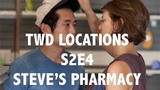 The Walking Dead Locations  Steves Pharmacy  S2E4 quotCherokee Rosequot [upl. by Enneirda520]