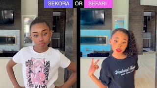 Sekora Or Sefari  Funny Face Filters playtime [upl. by Atinej]