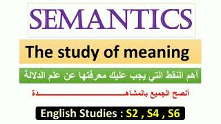 Linguistics Branches ¦ SEMANTICS  Conceptual amp associative Meaning Lexical Relations a Quiz [upl. by Ellan]