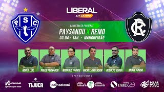 PAYSANDU 0 X 0 REMO  AO VIVO  COPA VERDE 2024  SEMIFINAL [upl. by Nhojleahcim]