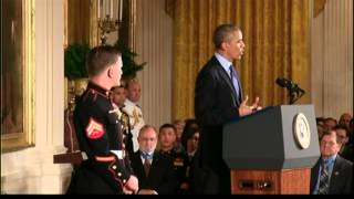 The President Awards the Medal of Honor to Corporal William quotKylequot Carpenter [upl. by Nita]