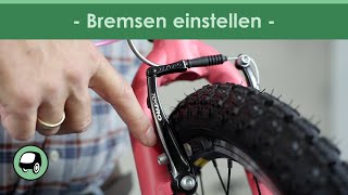 Bremsen richtig einstellen beim Kinderfahrrad [upl. by Avihs390]