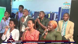 Rangurura Choir Live at ISANGO STAR TV Nzagendana nawe 2024 Service [upl. by Schlenger581]