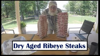 Dry Aged Ribeye Steaks with cook and taste test [upl. by Oj]