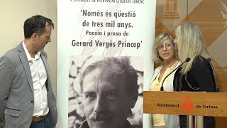 Les Jornades del Patrimoni Literari Ebrenc commemoraran el X aniversari de la mort de Gerard Vergés [upl. by Borrell]