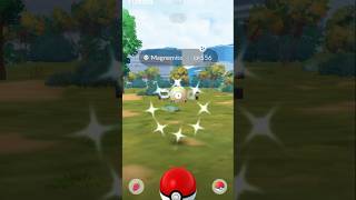 When I got ✨ Magnemite from Timed Research magnemite shinypokemon [upl. by Learrsi]