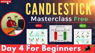 Free Complete Candlestick Patterns Course  Day 4  All Single Candlesticks  Technical Analysis [upl. by Ydissahc]