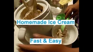 Making Homemade Ice Cream Fast amp Easy  Done In Minutes [upl. by Brian]