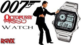 The Casio Octopussy James Bond 007 Watch Review  Casio AE1200WHD [upl. by Gabler]