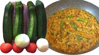 ZucchiniCourgette Curry Recipe  Very Quick amp Tasty Zucchini Ki Bhujia  How to make Zucchini [upl. by Courtnay581]