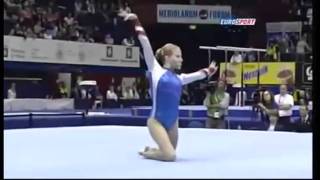 Ksenia Afanasyeva  2009 European Championships  All Around  Floor Exercise [upl. by Kahler961]