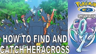 How to find and catch Heracross in Pokémon Gold Silver and Crystal [upl. by Grimbald]