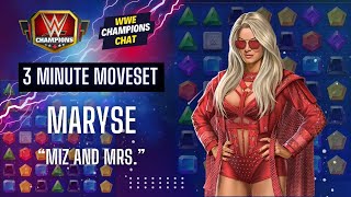 Maryse quotMiz and Mrs quot  3 Minute Movesets  WWE Champions Chat [upl. by Loar306]