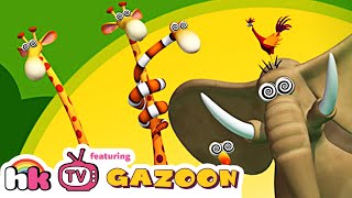 Gazoon The Snake Charming  Funny Animals Cartoons by HooplaKidz TV [upl. by Asoj]