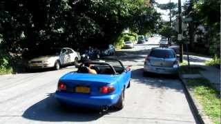 Miata with Dynomax Super Turbo Muffler [upl. by Llenad]