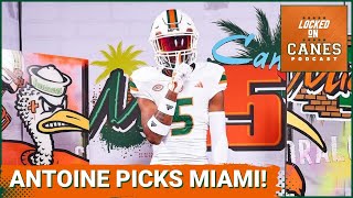 BREAKING Miami Beats LSU And Florida State For 4Star Cornerback Jaboree Antoine [upl. by Raamaj]