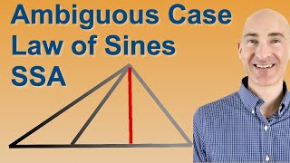 Ambiguous Case Law of Sines [upl. by Elleinahc]