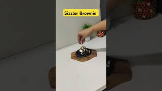 sizzler Brownie trendingshorts youtubeshorts food cake brownies [upl. by Adnuahsal]