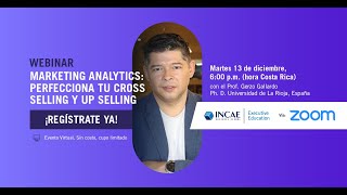 WEBINAR  Marketing Analytics Perfecciona tu cross selling y up selling [upl. by Irami]