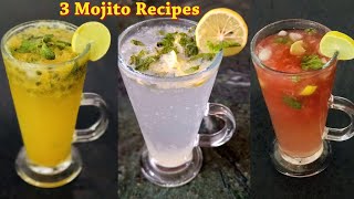 3 തരം മൊഹിതൊ  3 Mojito Recipes in Malayalam Summer Refreshing Drinks RecipesNishis Kitchen Vlogs [upl. by Adhern482]