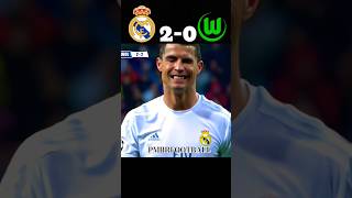 Ronaldo score one of the best hat trick ✨ Wolfsburg vs Real Madrid highlights shorts shortsfeed [upl. by Eenet]