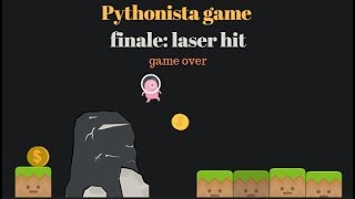 Pythonista tutorial Create a game on Ipad 16th and final part  Laser’s hit [upl. by Jasmina]