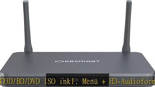 Orbsmart R81 4K Media Player  Dolby Vision  HDR10  UHD  3D  HDAudio  USB 30 für Festplatte [upl. by Iramo]