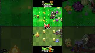 PVZ1 Vs PVZ2 Team Plants Vs Gargantuar Zombie  Plants vs Zombies 2 pvz2 pvz2gameplay [upl. by Anitsua489]