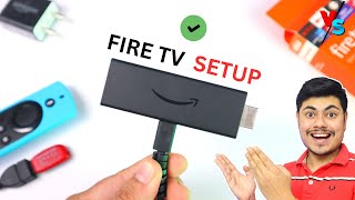 Complete Setup Of Fire Tv Stick  How To Use Fire Tv Stick In 2023  Fire Tv Connect In Led Tv [upl. by Atinad197]