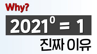 0제곱이 1인 이유 Why 0 square is 1 shorts [upl. by Auehsoj482]