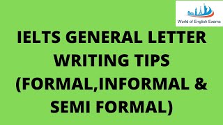 IELTS GENERAL LETTER WRITING TIPS  WRITING TASK 1 [upl. by Kall815]