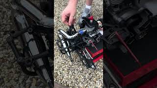 Testing my brand new 2 stroke Zenoah 29cc engine for my huge HPI Baja 5B 2stroke largescalerc [upl. by Carena585]