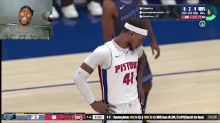 🦊 67pts 41rebs amp Ja Morant 26pts 19ast Vs Pistons  Nba 2k24 MyCareer Full Game nba2k24 mycareer [upl. by Athenian882]