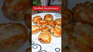 Stuffed mushrooms  Mushroom recipes  Air fryer recipes  Cheese mushroom mushroom airfryer [upl. by Aimehs]