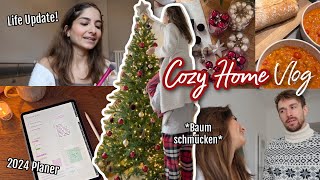 Gesundheitsupdate Baum schmücken amp Cozy Vibes  HOME VLOG [upl. by Ordnasil580]