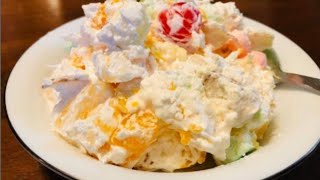 AMBROSIA SALAD recipe [upl. by Hammad]