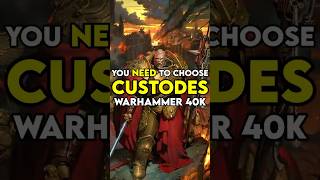 You NEED To Choose The Custodes In WARHAMMER 40k [upl. by Adnawahs189]