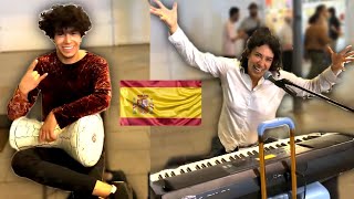 Loca del Piano e Increíble Percusionista BARCELONA ESPAÑA 🇪🇸 [upl. by Pani]